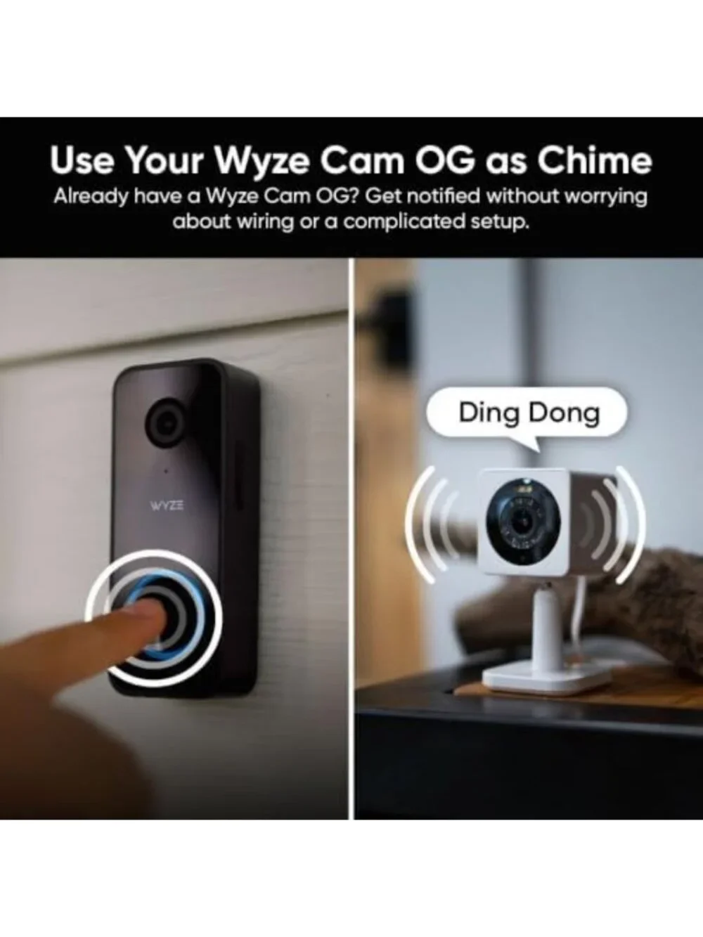 2K HD Wired Doorbell Camera - Smart Home Security, Easy Installation, Compatible